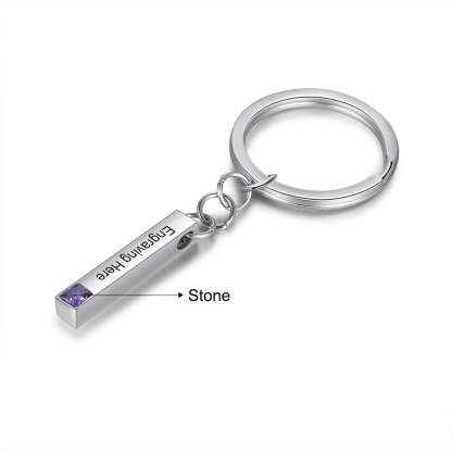 Personalized Bar Keychain For Couple-Florence Scovel