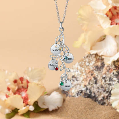 Round-Shaped Name Engraved Pendant-Florence Scovel