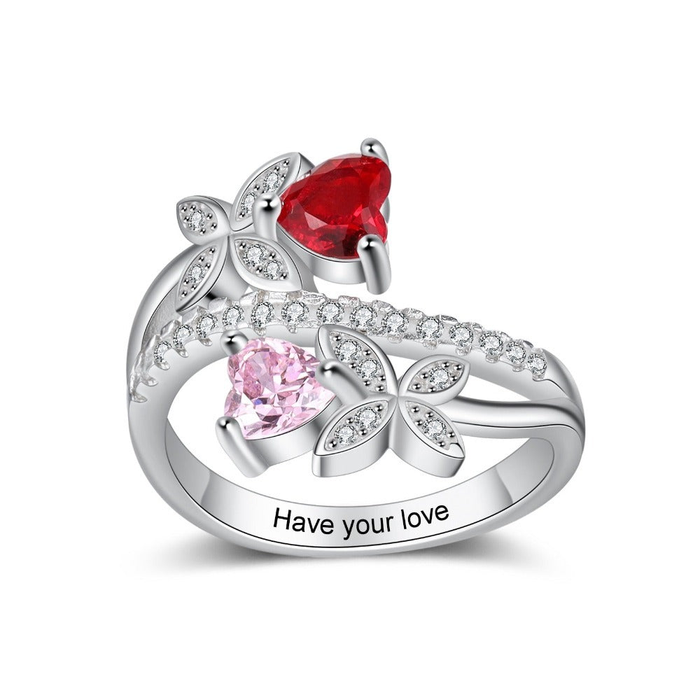 Personalized Butterfly Engraved Ring-Florence Scovel