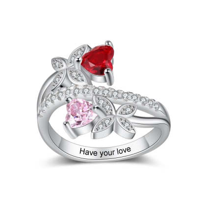 Personalized Butterfly Engraved Ring-Florence Scovel