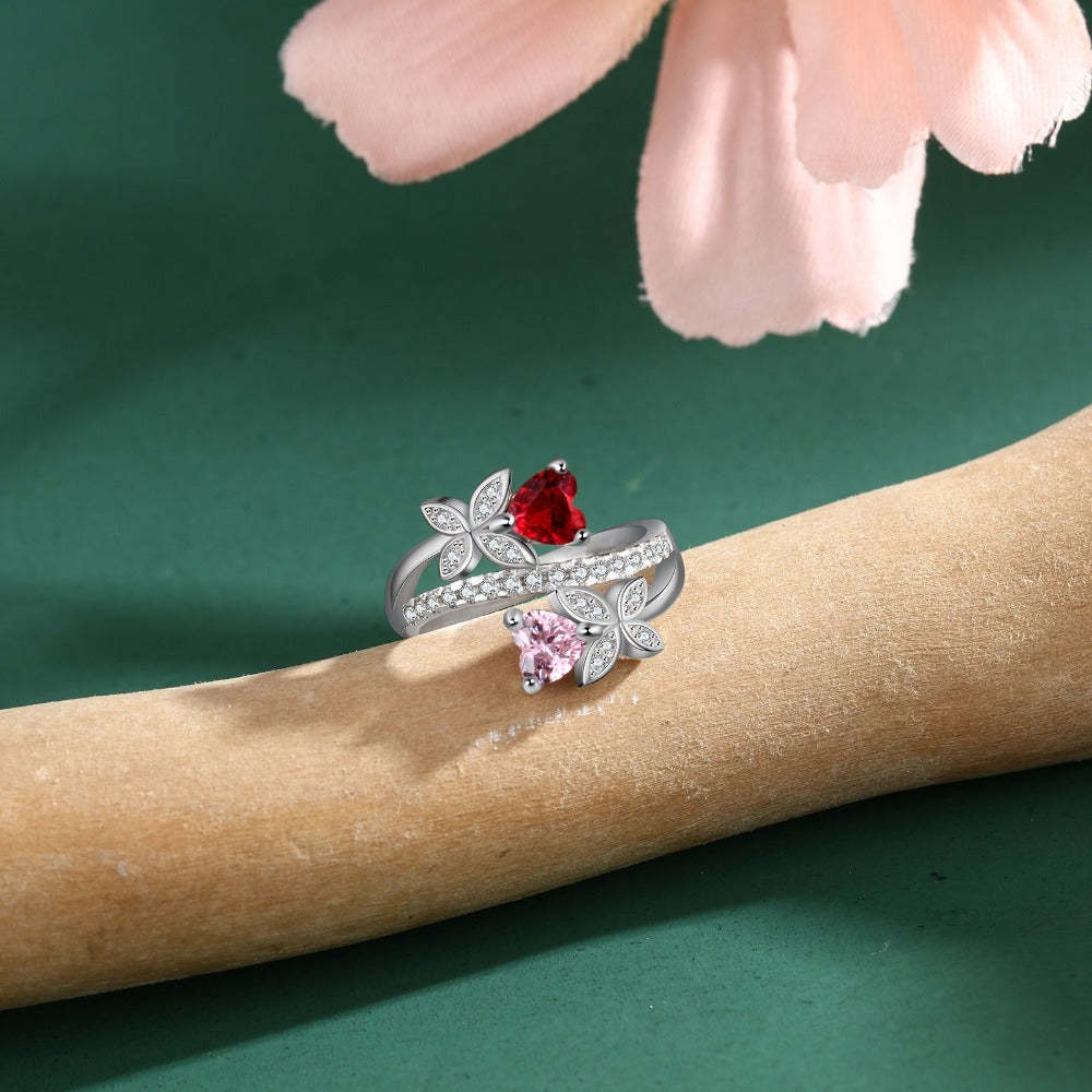 Personalized Butterfly Engraved Ring-Florence Scovel