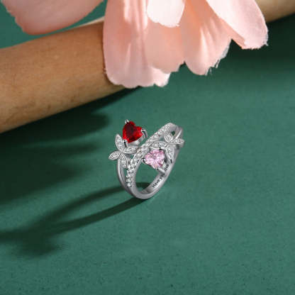Personalized Butterfly Engraved Ring-Florence Scovel