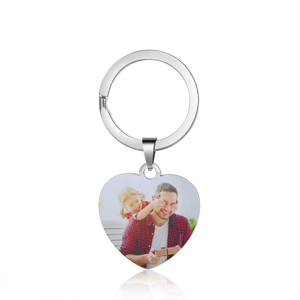 Personalized Custom Photo Keychain-Florence Scovel