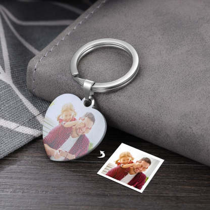 Personalized Custom Photo Keychain-Florence Scovel