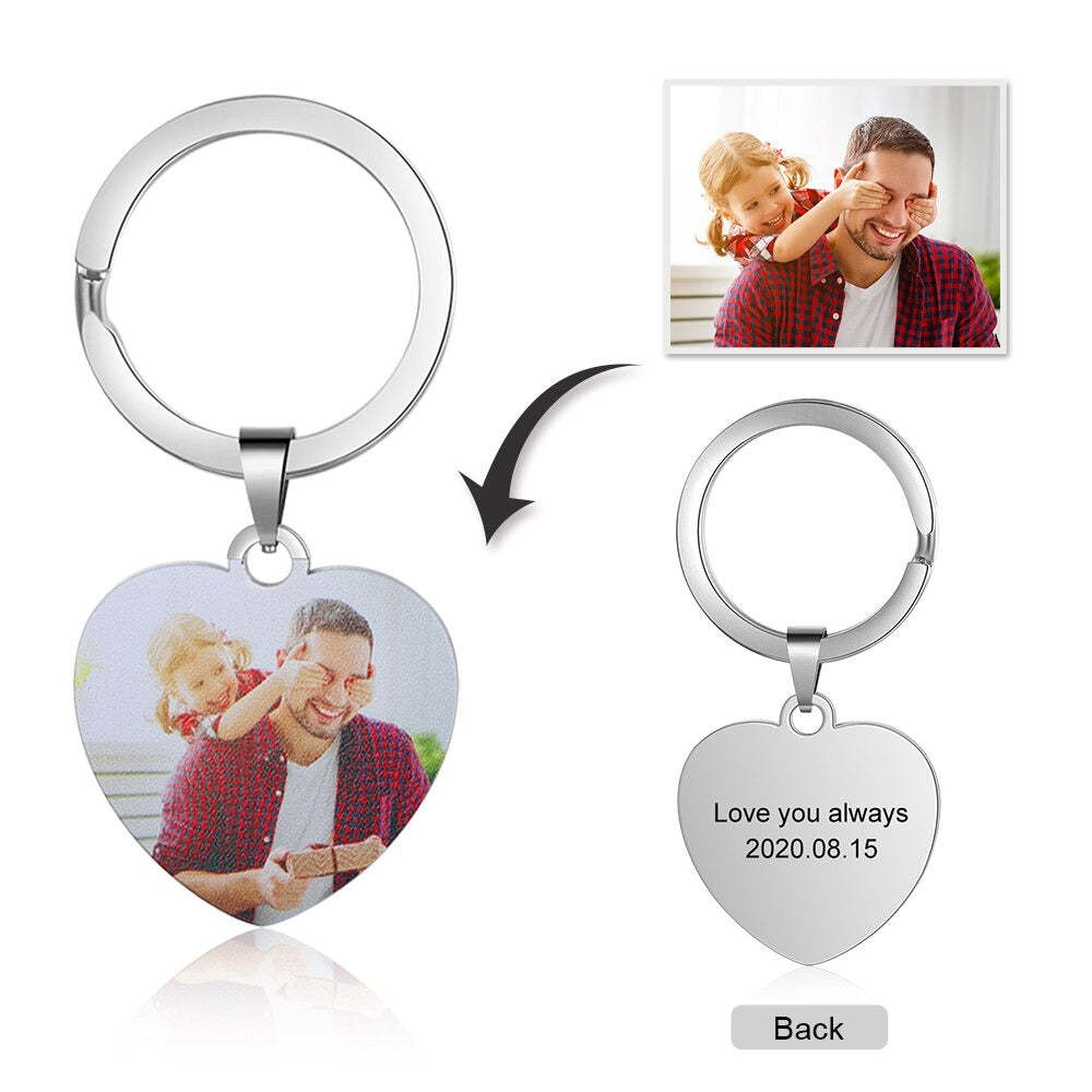 Personalized Custom Photo Keychain-Florence Scovel