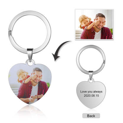 Personalized Custom Photo Keychain-Florence Scovel