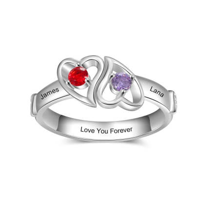 Personalized Gemstone Ring for Women-Florence Scovel
