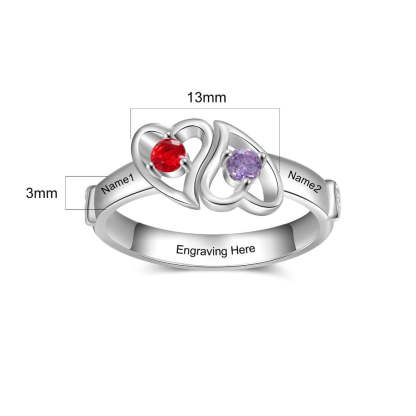 Personalized Gemstone Ring for Women-Florence Scovel