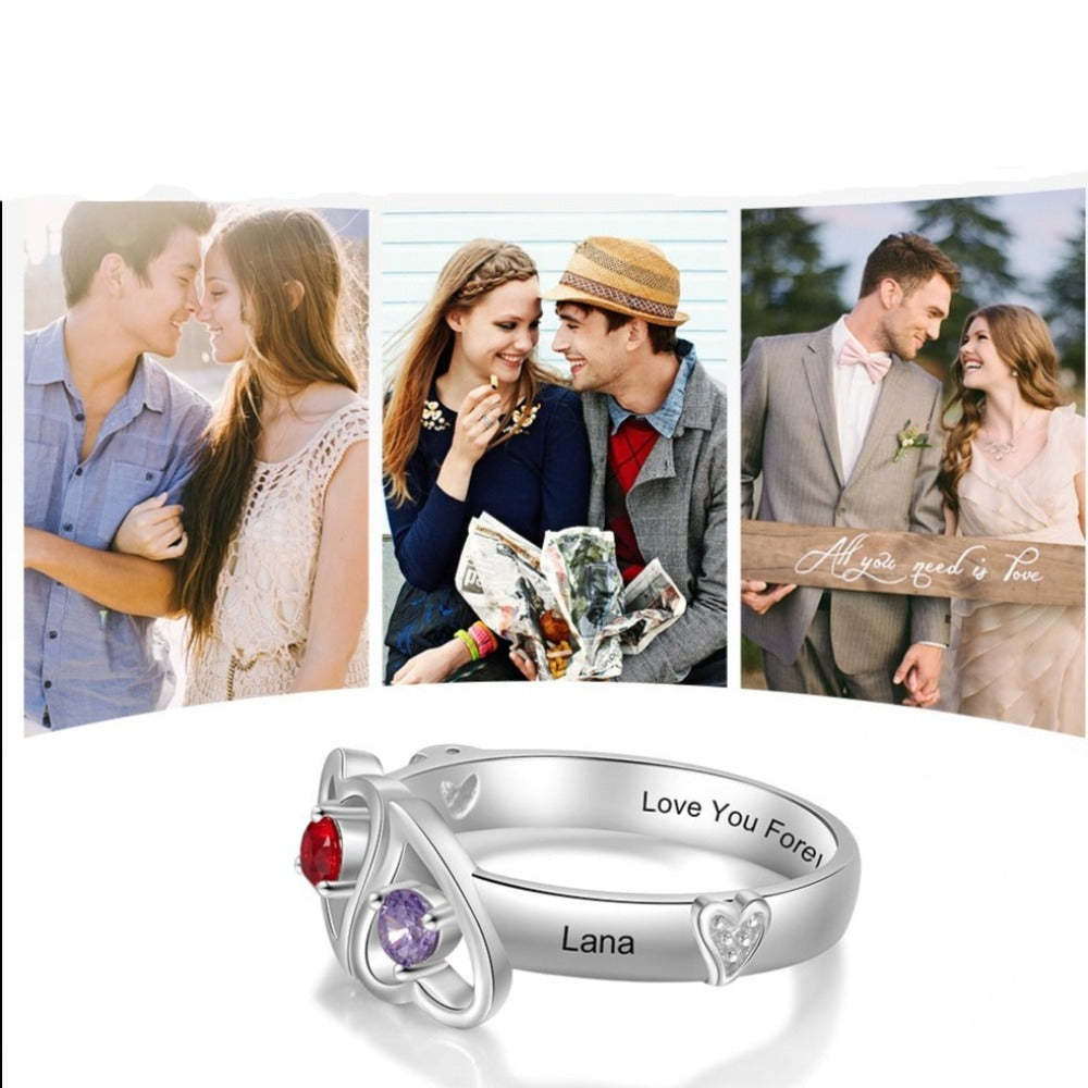 Personalized Gemstone Ring for Women-Florence Scovel