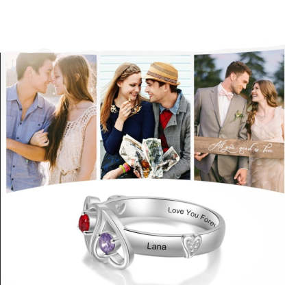 Personalized Gemstone Ring for Women-Florence Scovel