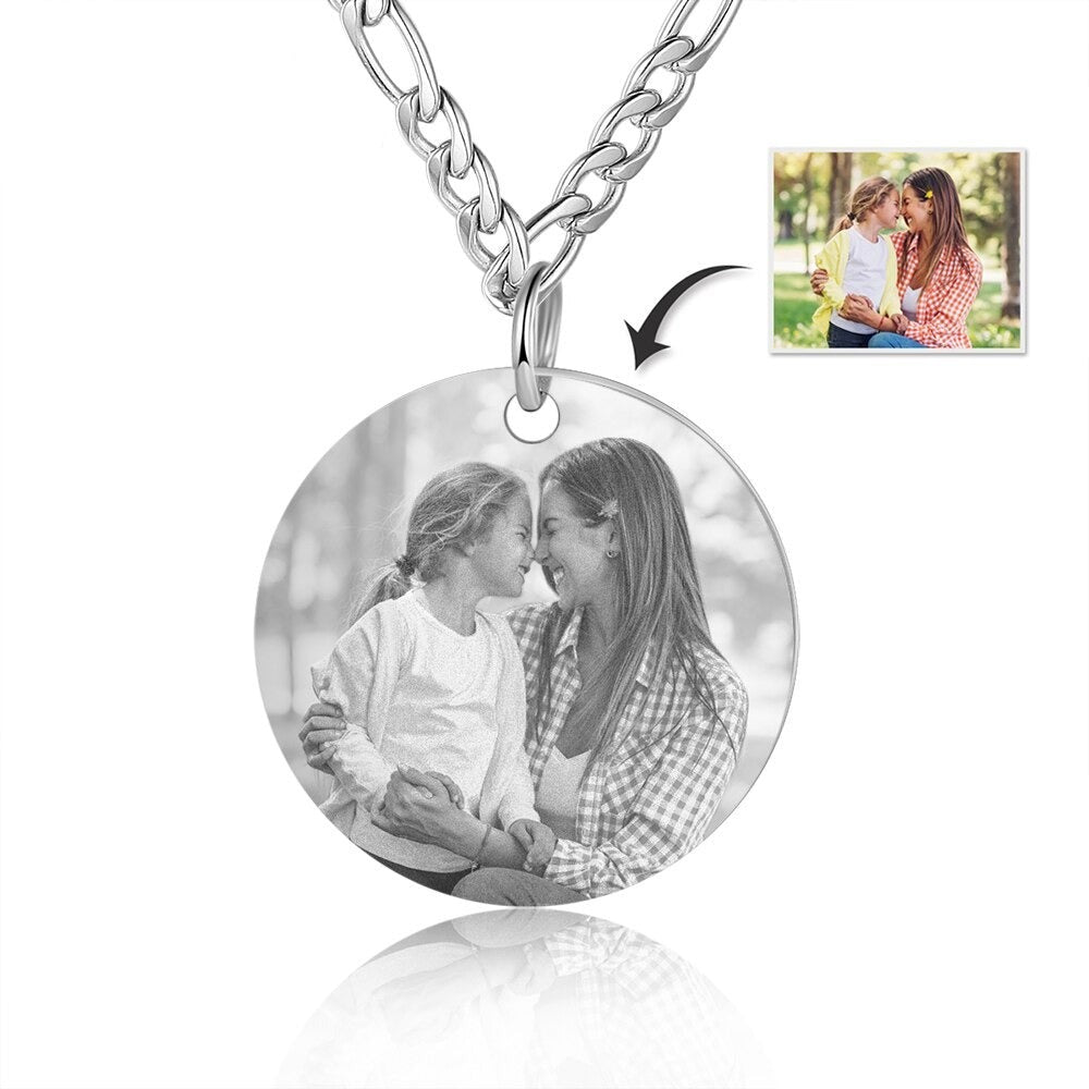 Personalized Engraving Name Birth Month Flower Necklace-Florence Scovel