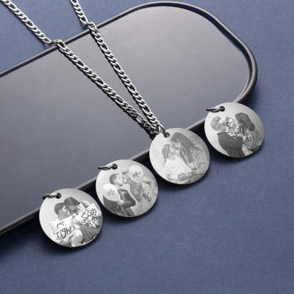 Personalized Engraving Name Birth Month Flower Necklace-Florence Scovel