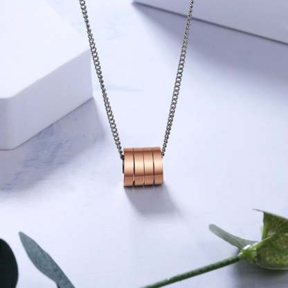 Personalized 4 Names Family Bead Necklace-Florence Scovel