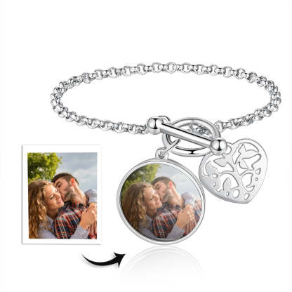 Personalized Photo Cordate Bracelet For Women-Florence Scovel