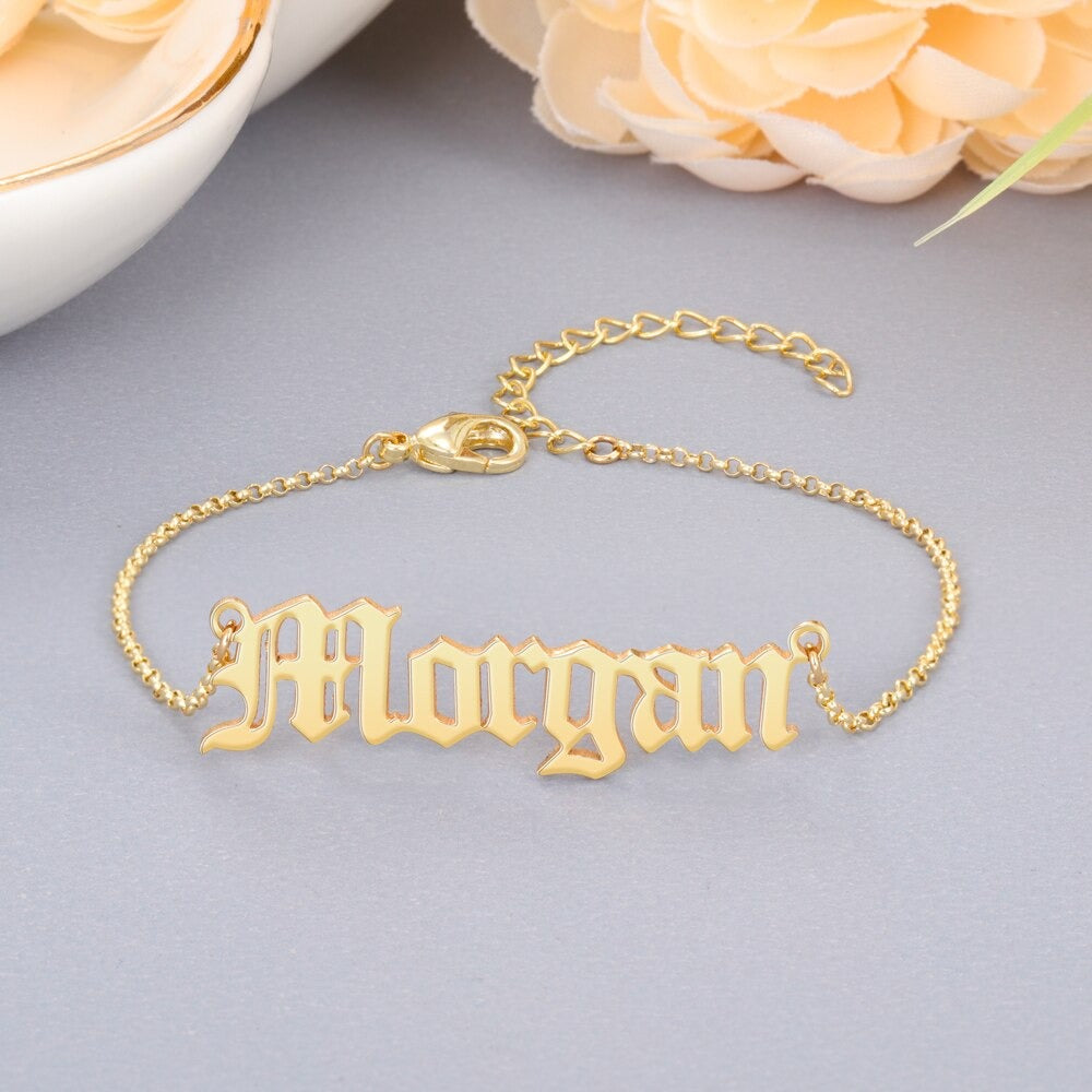 Personalized Women Anklets With Name Customized-Florence Scovel