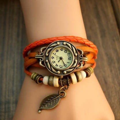 Leaf Vintage Wrap Watch-Florence Scovel