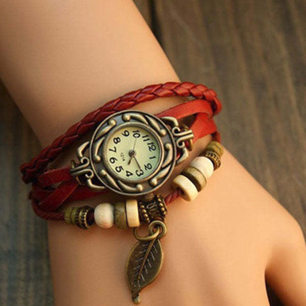 Leaf Vintage Wrap Watch-Florence Scovel