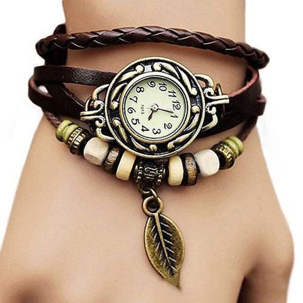Leaf Vintage Wrap Watch-Florence Scovel