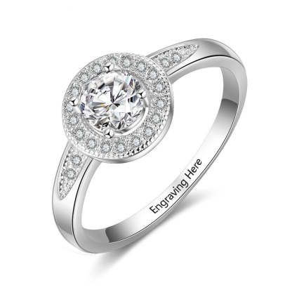 Sterling Silver Personalized Rings For Women-Florence Scovel