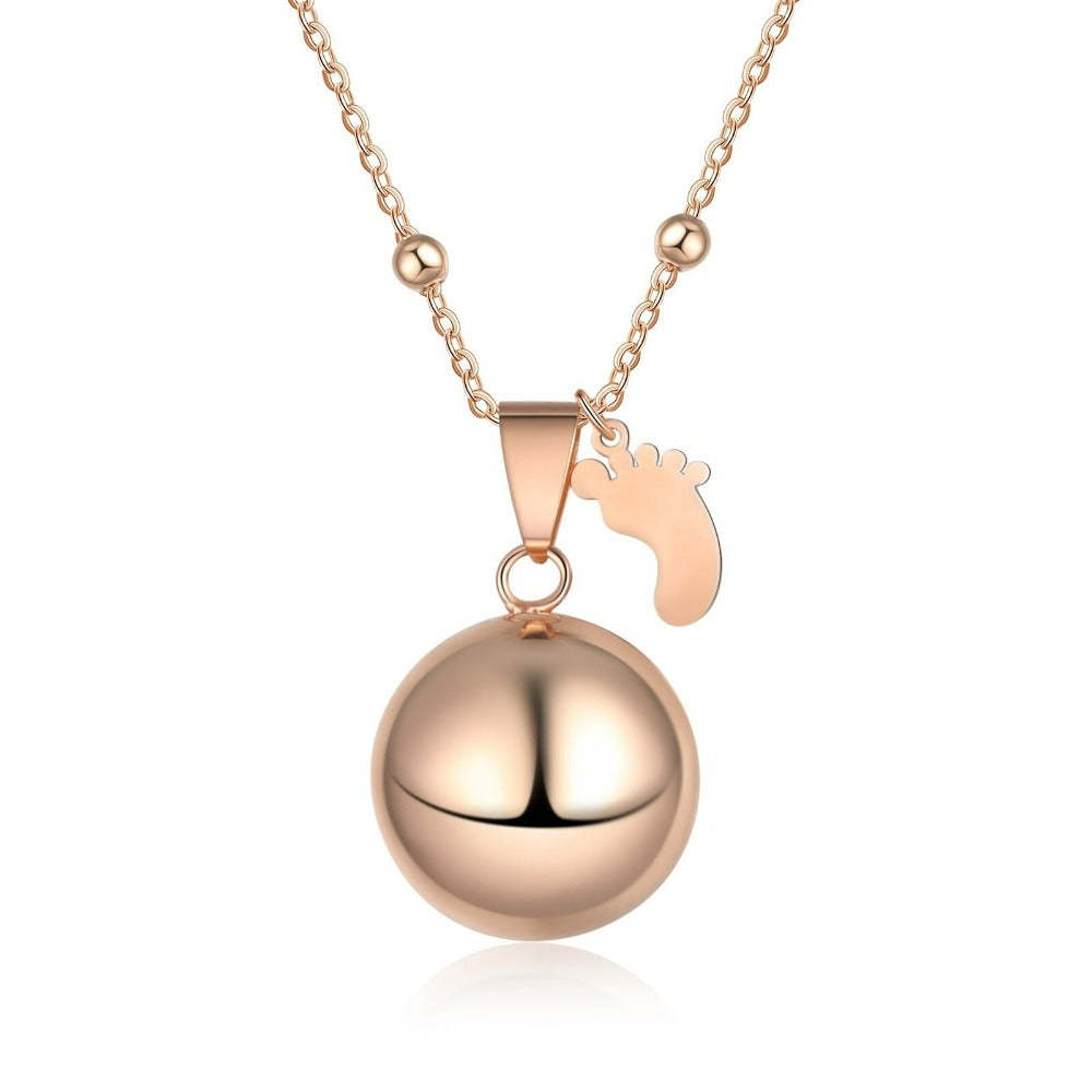 Personalized Non Engraved Metallic Ball Pendants-Florence Scovel