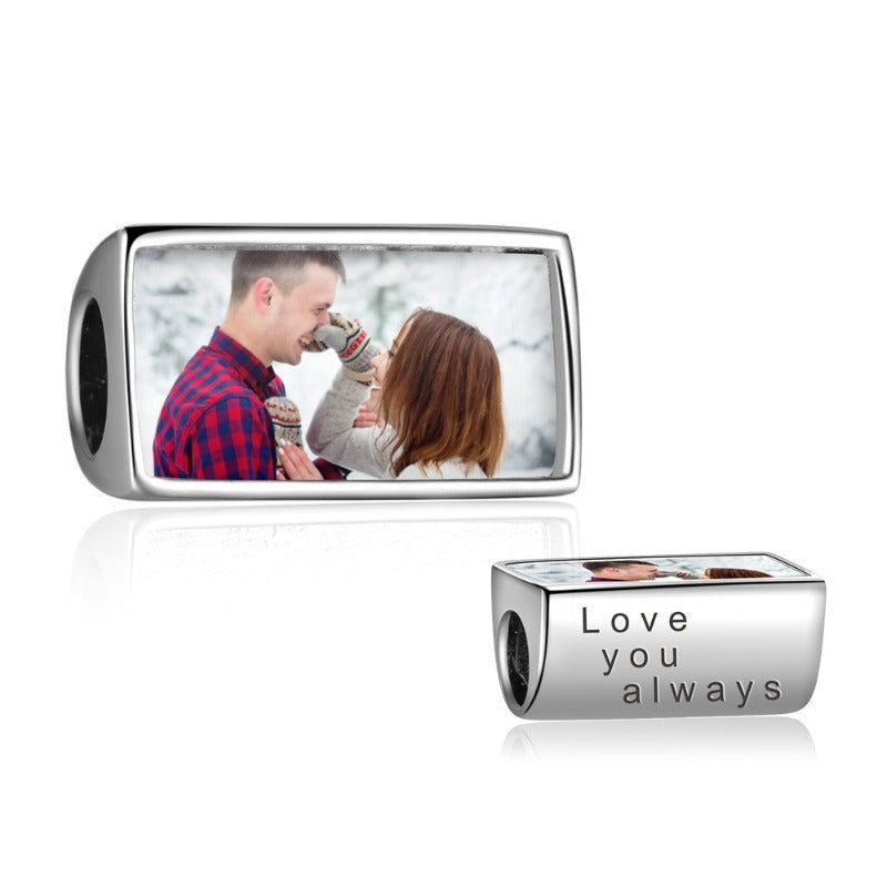 Personalized 1 Photo Engraving Beads For Women-Florence Scovel