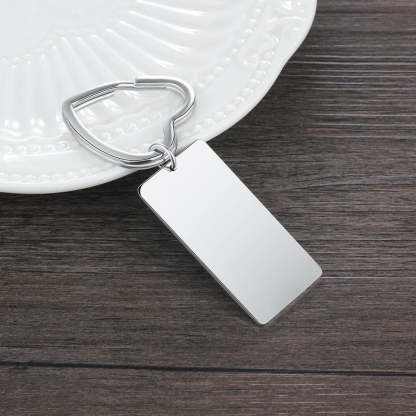 Custom Photo And Date Keychain-Florence Scovel