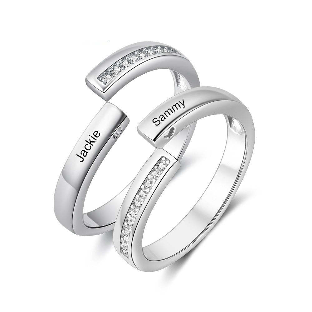 Personalized Adjustable Open Ring-Florence Scovel