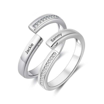 Personalized Adjustable Open Ring-Florence Scovel