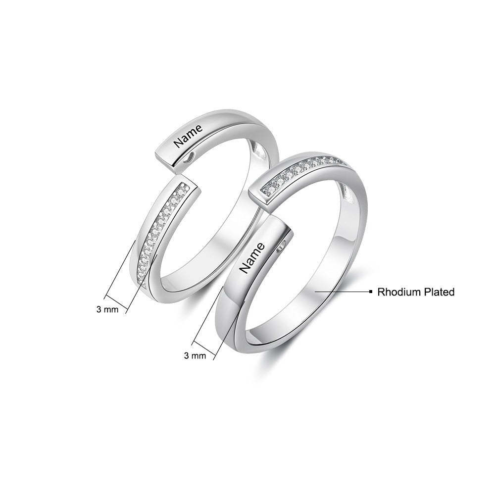 Personalized Adjustable Open Ring-Florence Scovel