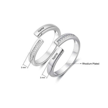 Personalized Adjustable Open Ring-Florence Scovel
