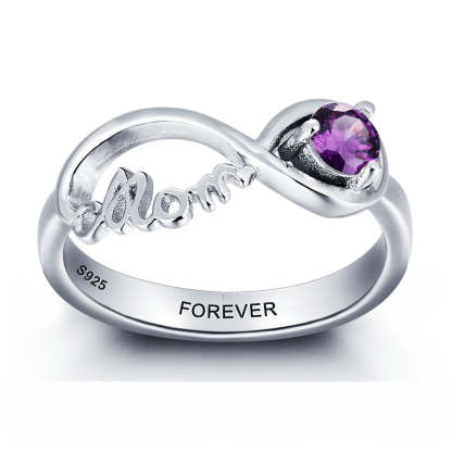 Personalized Engraved Names Birthstone Mom Ring-Florence Scovel