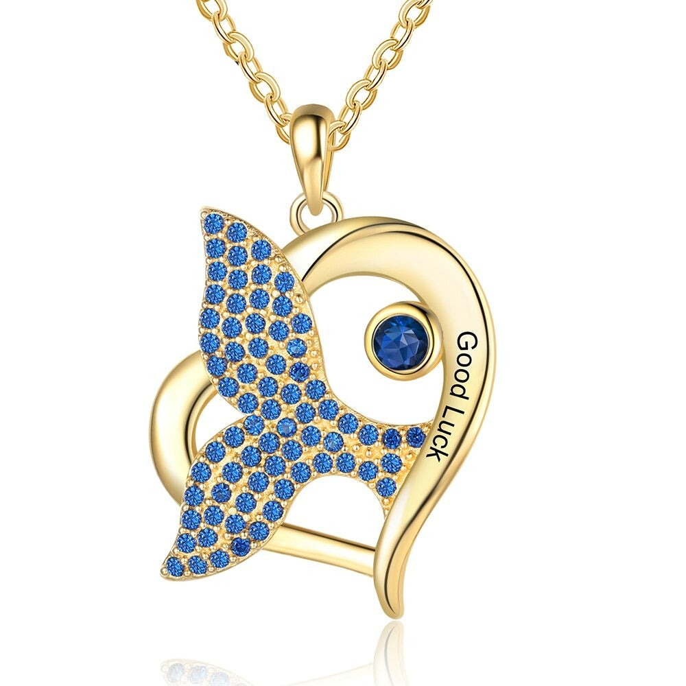 Personalized Fish Tail Pendant-Florence Scovel