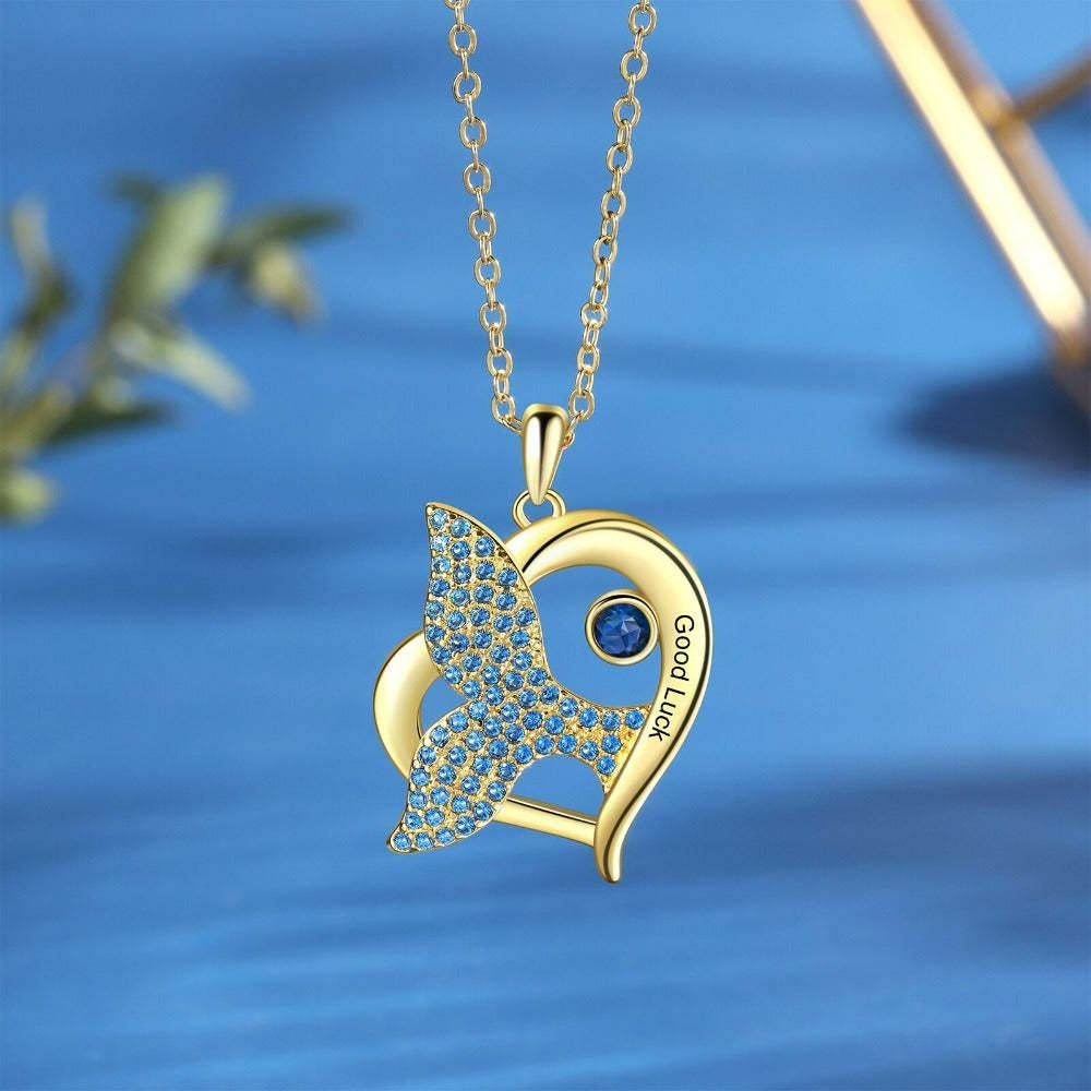 Personalized Fish Tail Pendant-Florence Scovel