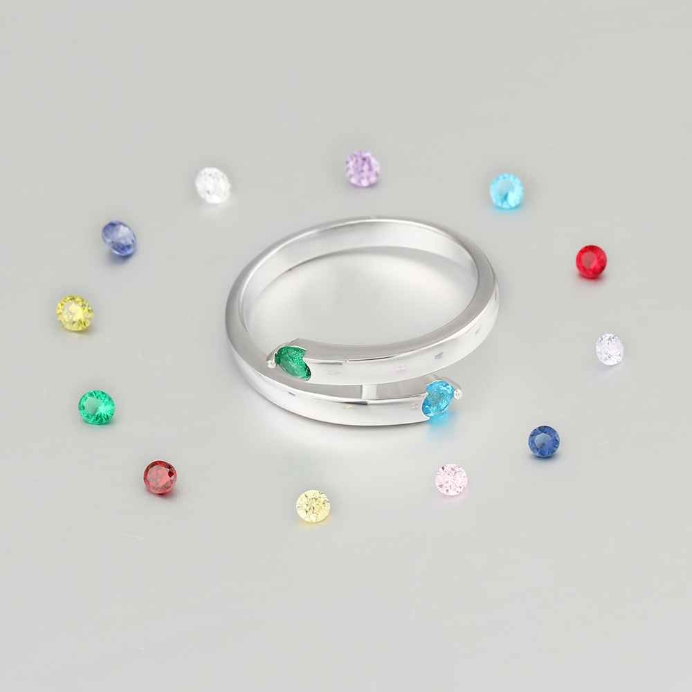 Personalized Sterling Silver Open End Ring-Florence Scovel