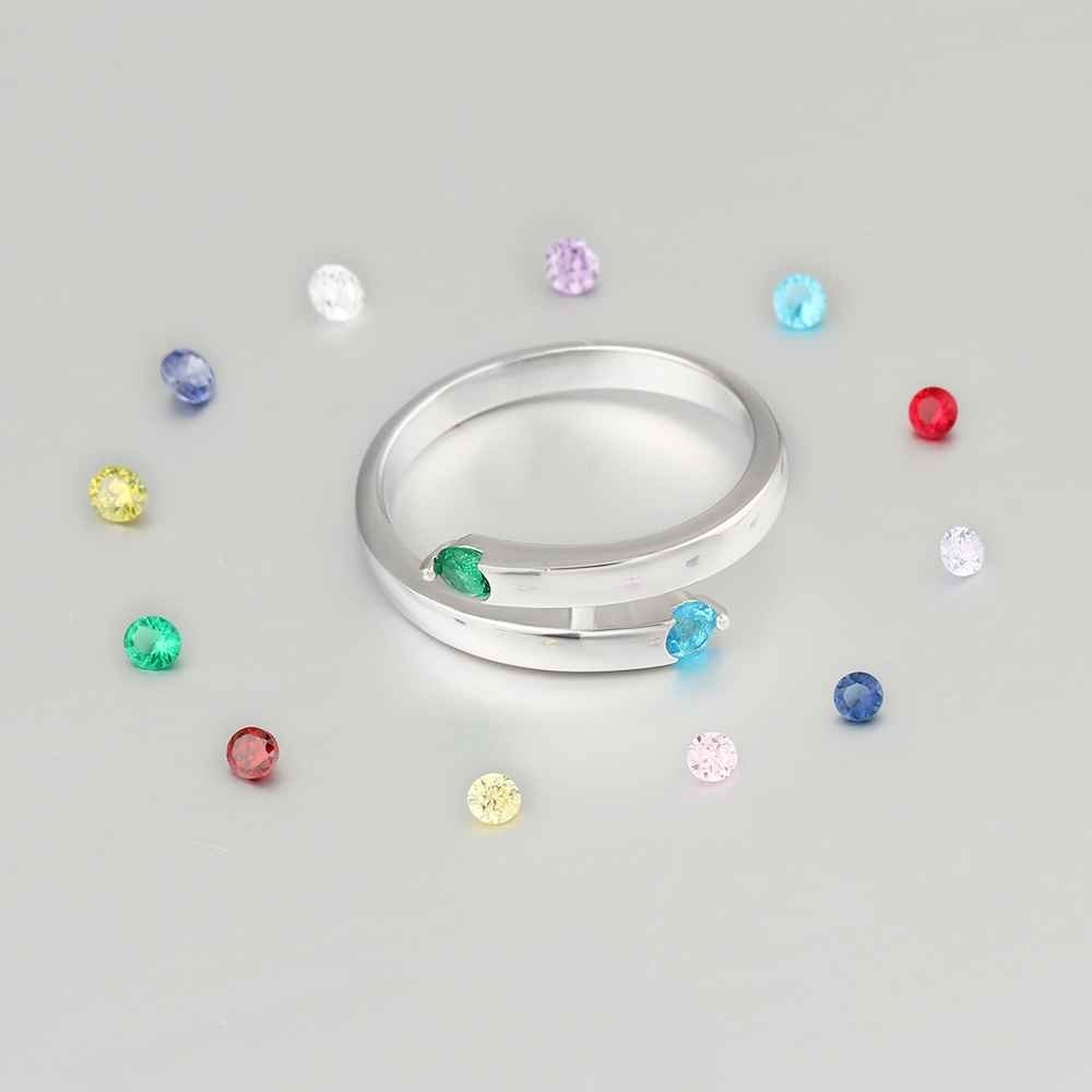 Personalized Sterling Silver Open End Ring-Florence Scovel
