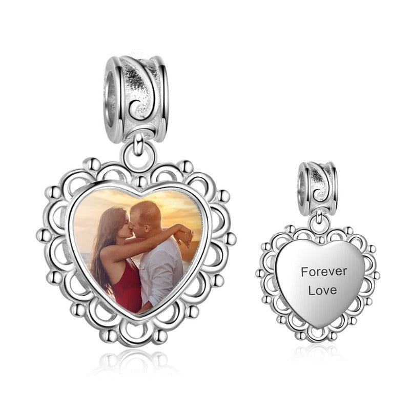 Heart-Shape 1 Photo Custom Pendant-Florence Scovel