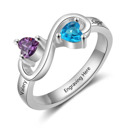Sterling Silver Infinity Custom Ring-Florence Scovel