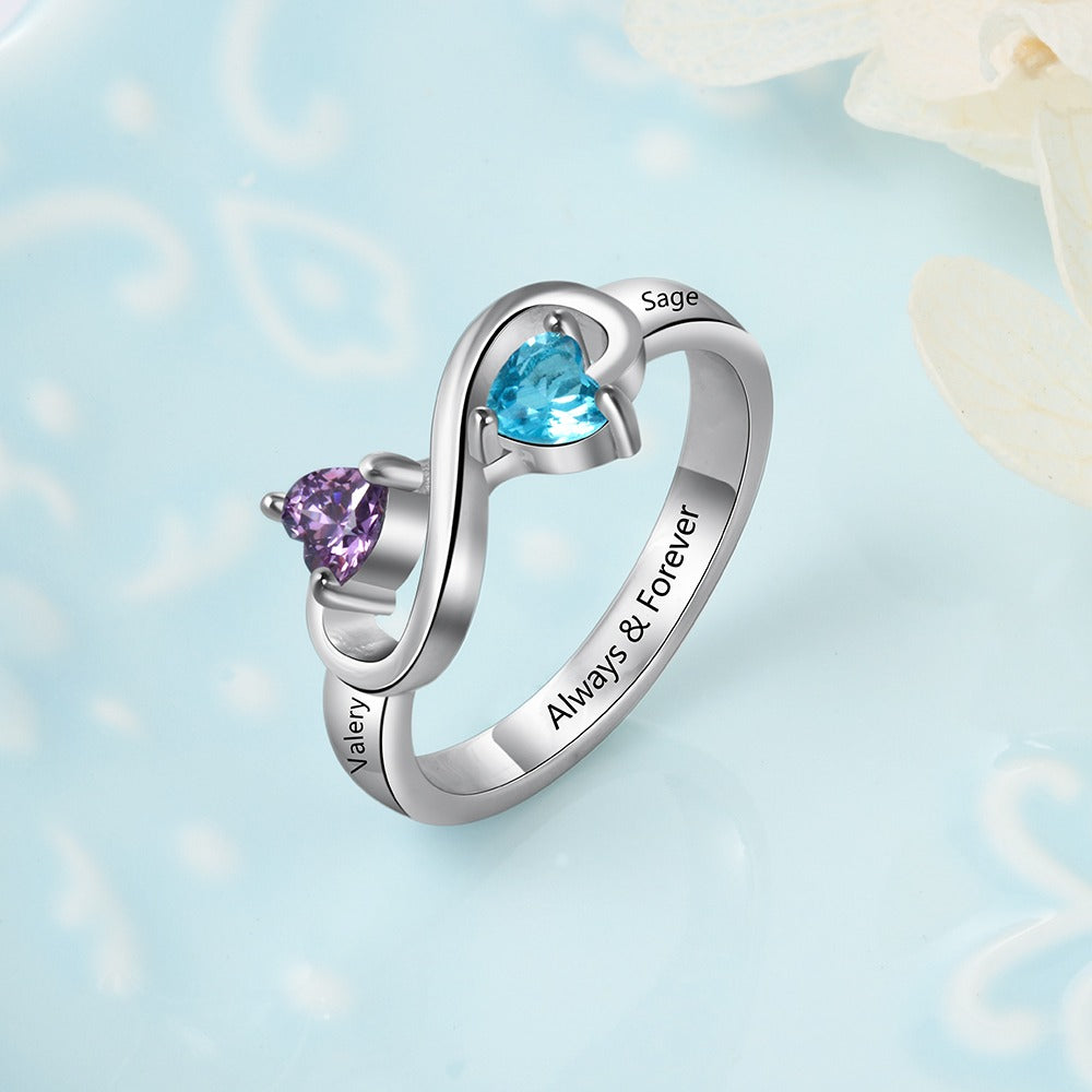 Sterling Silver Infinity Custom Ring-Florence Scovel