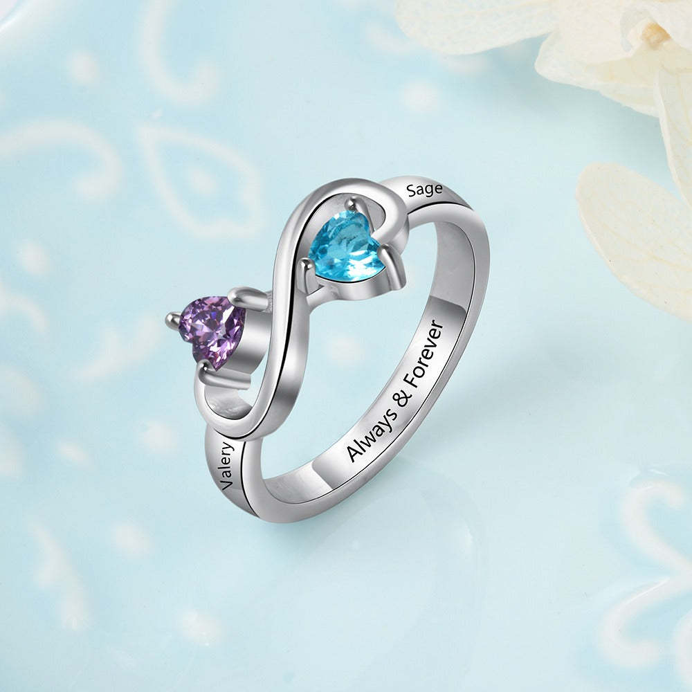 Sterling Silver Infinity Custom Ring-Florence Scovel