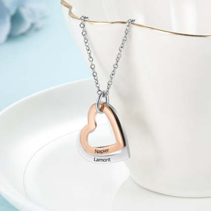 Personalized Rose Gold Heart Pendant-Florence Scovel