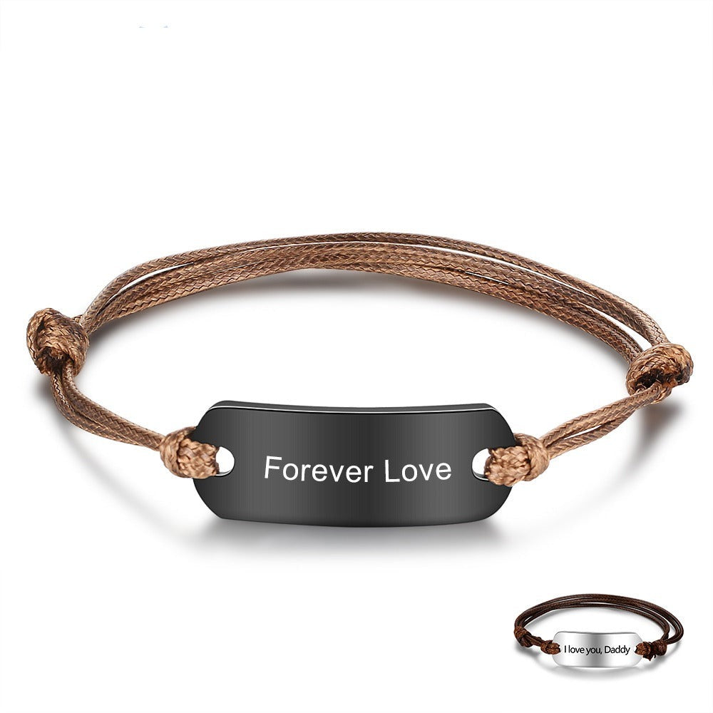 Custom Engrave Name Bar Bracelets-Florence Scovel