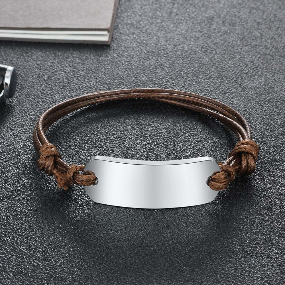 Custom Engrave Name Bar Bracelets-Florence Scovel