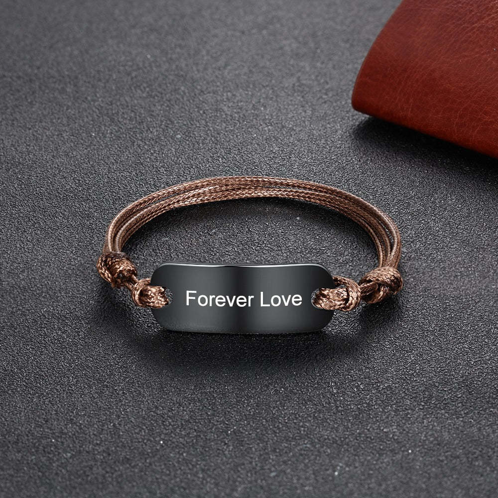 Custom Engrave Name Bar Bracelets-Florence Scovel