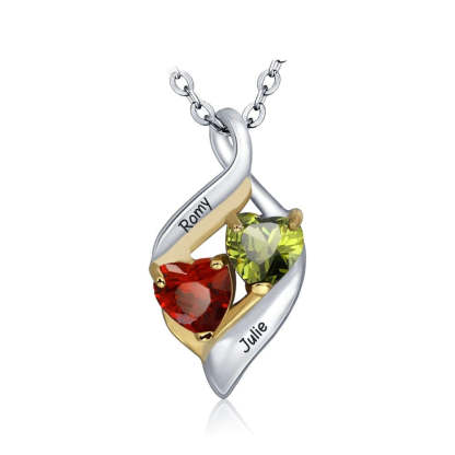 Personalized Mother Daughter Necklace-Florence Scovel