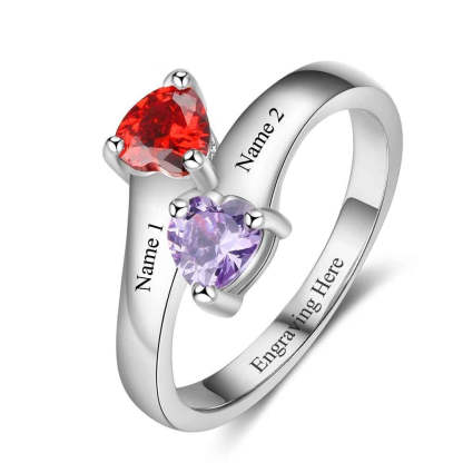 Sterling Silver Personalized Promise Ring-Florence Scovel