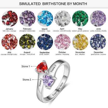 Sterling Silver Personalized Promise Ring-Florence Scovel