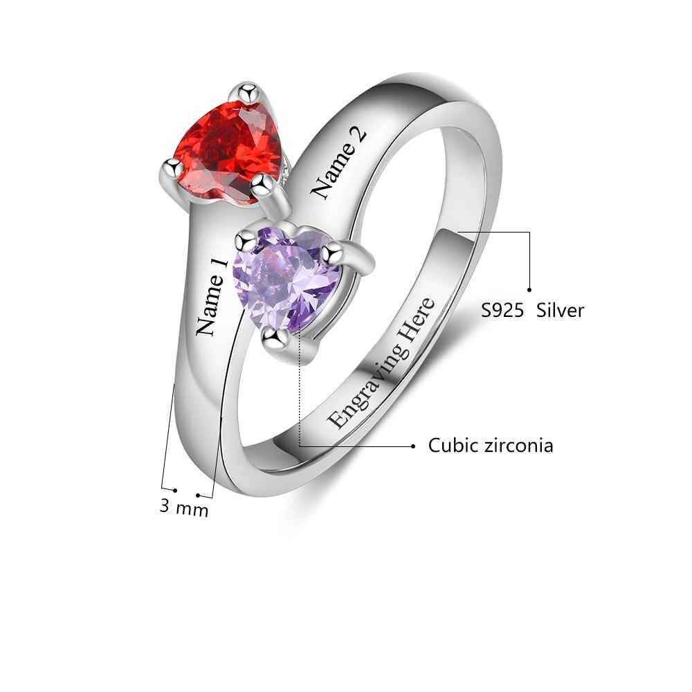 Sterling Silver Personalized Promise Ring-Florence Scovel