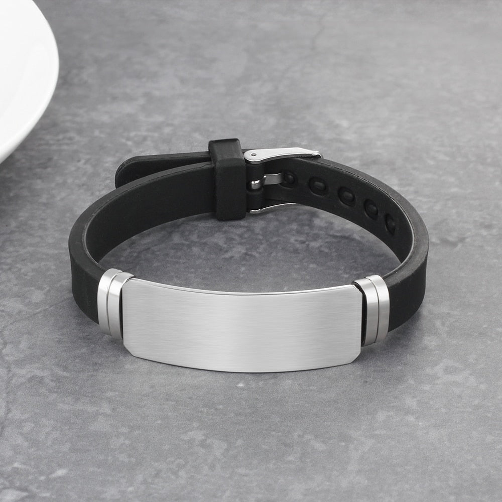 Personalized Custom Name Engrave ID Bracelets-Florence Scovel