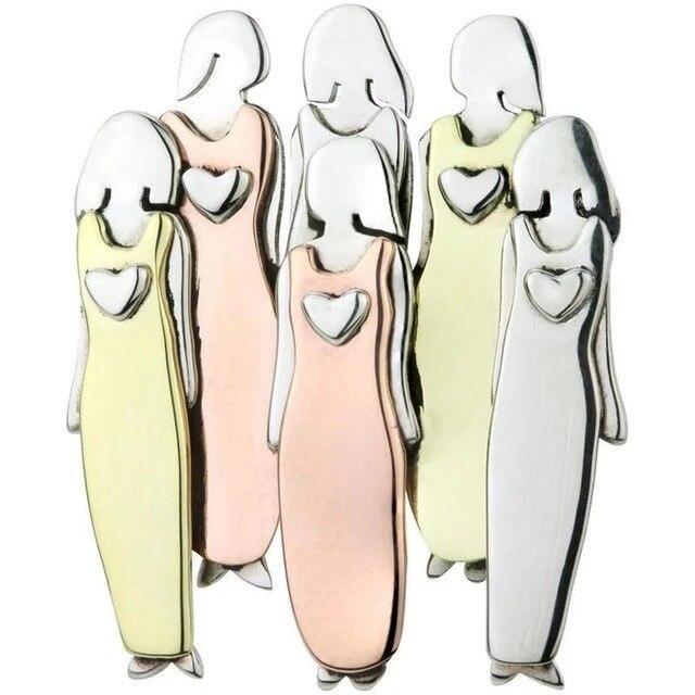 Sister Forever Love Heart Pin - Perfect Gift-Florence Scovel