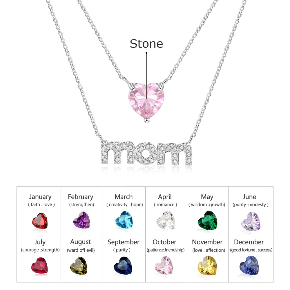 Personalized Layered Necklaces & Pendants With Zirconia-Florence Scovel